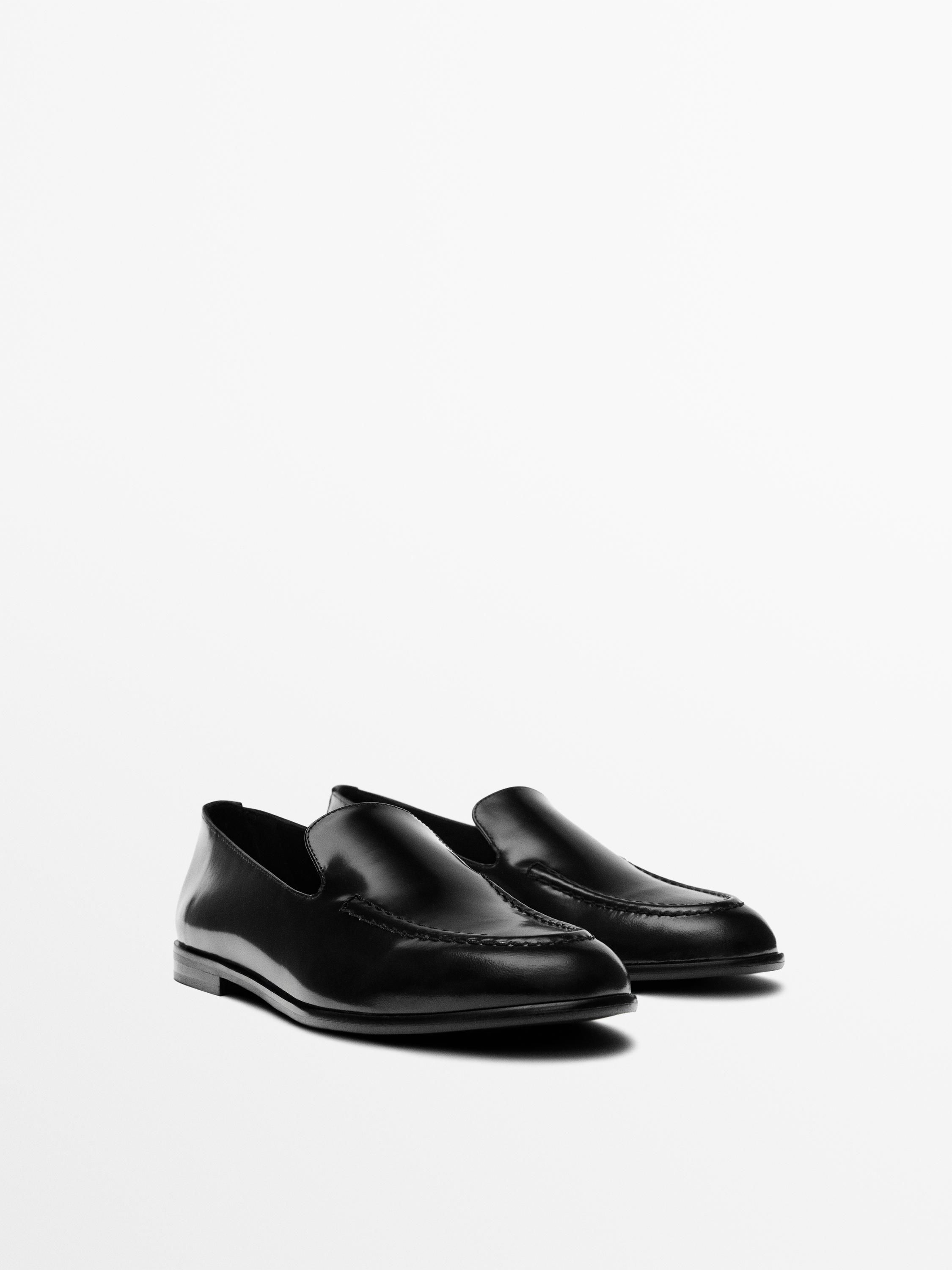 Formal leather loafers